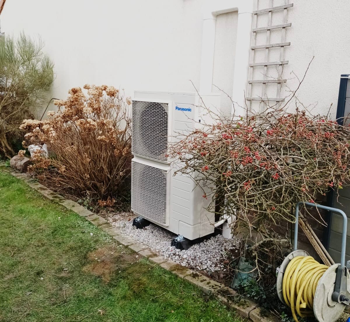 Installation PAC Panasonic T-cap — HelloTherm — photo après 1